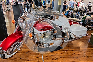 1965 Harley Davidson FLH Electra glide motorcycle at Motorclassic